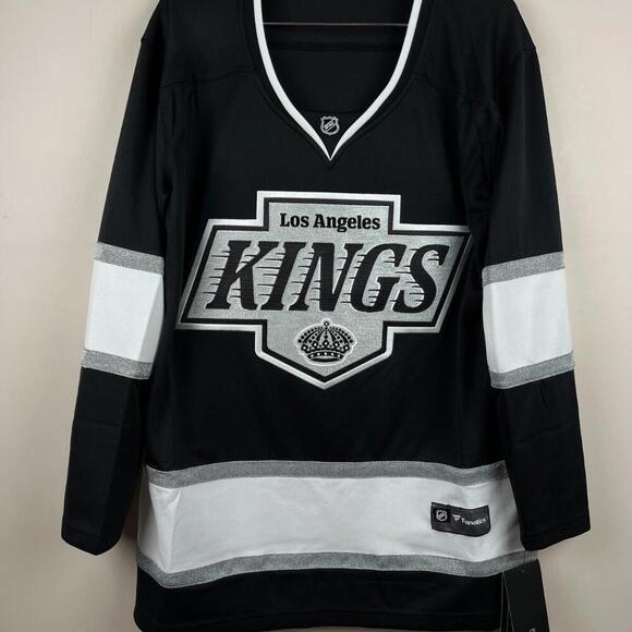 Los Angeles Kings Women’s NHL Fanatics Breakaway Jersey Black Size XL NWT - Picture 1 of 8